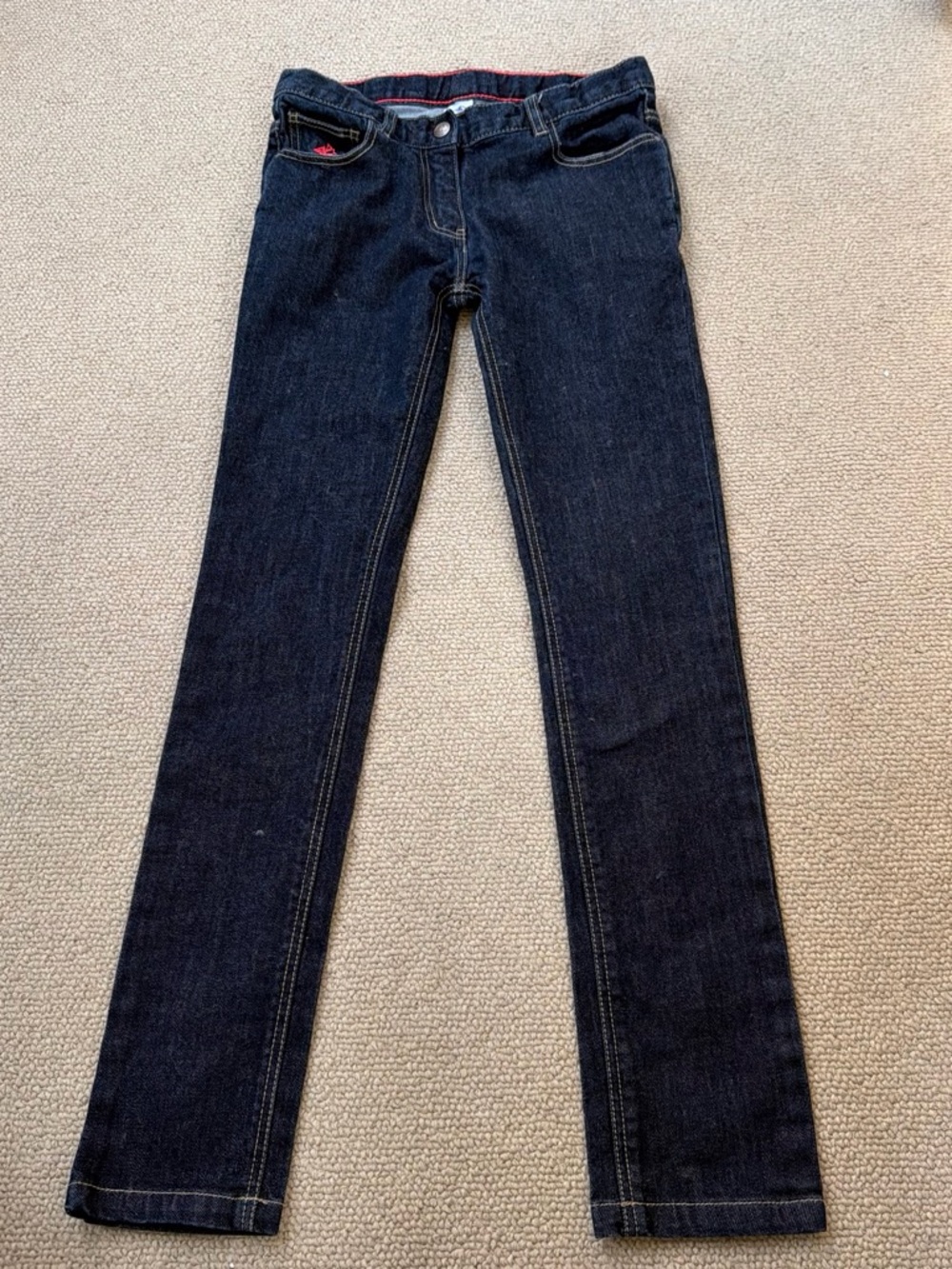 Petit Bateau Dark Blue Kids Slim Jeans